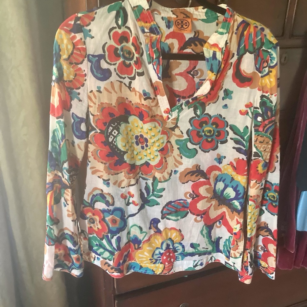 Tory Burch tunic split neck